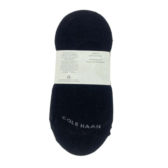 Cole Haan | Women's Black Combed Cotton Liner Socks | Size 4-10 | 10 Pairs *NEW - Picture 2 of 3